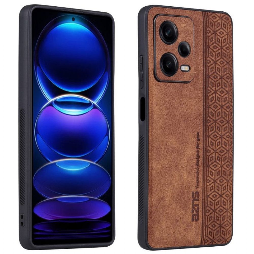 Hoesje voor Poco X5 Pro 5G Azns Ledereffect