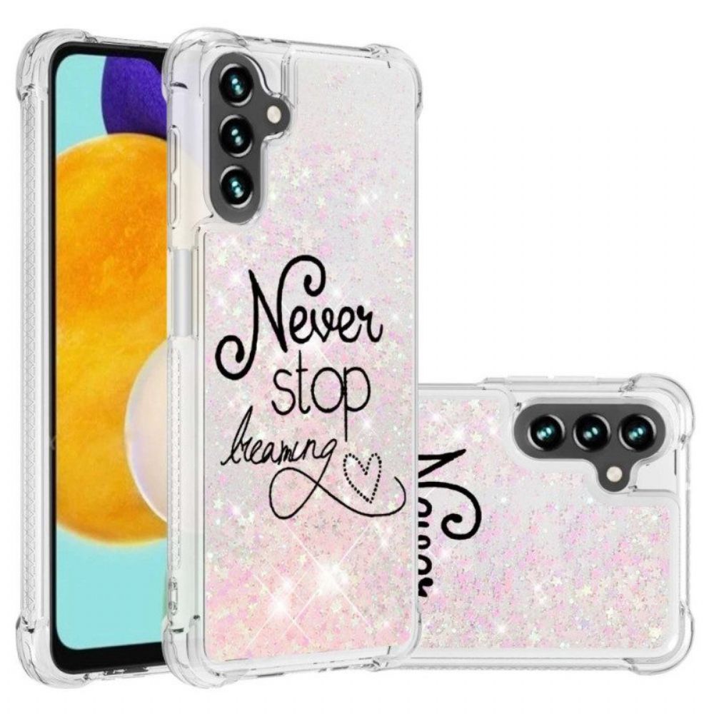 Hoesje voor Samsung Galaxy A13 5G / A04s Samsung Galaxy A14 5g / A14 Gehard Glas Beschermende Lens