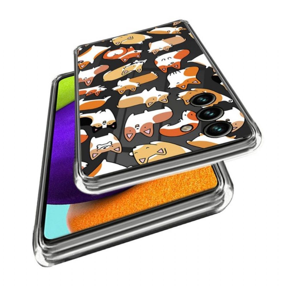 Hoesje voor Samsung Galaxy A14 / A14 5G Tijger Print