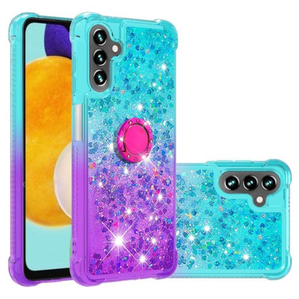 Hoesje voor Samsung Galaxy A54 5G Glitter Ringbeugel