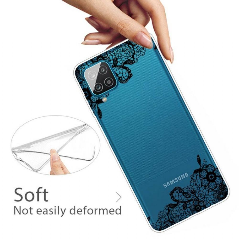 Hoesje voor Samsung Galaxy M12 / A12 Fijne Kant