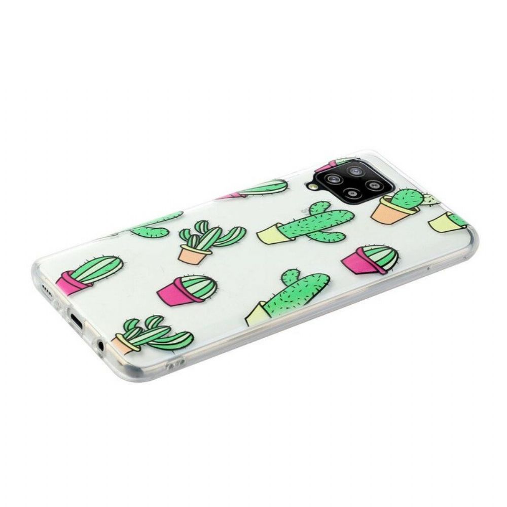 Hoesje voor Samsung Galaxy M12 / A12 Mini Cactussen