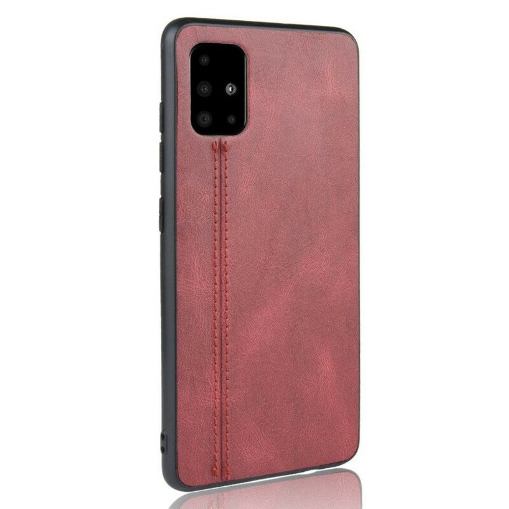 Hoesje voor Samsung Galaxy S20 Plus / S20 Plus 5G Couture-leereffect