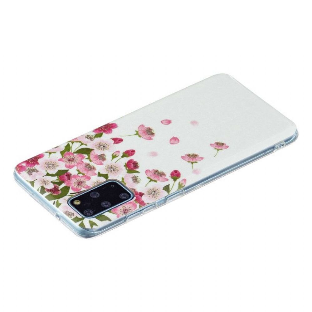 Hoesje voor Samsung Galaxy S20 Plus / S20 Plus 5G Fluorescerende Bloemen