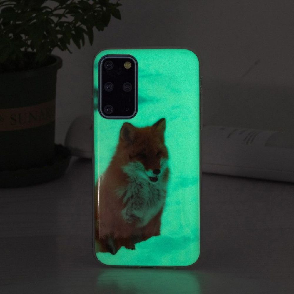 Hoesje voor Samsung Galaxy S20 Plus / S20 Plus 5G Fluorescerende Vos