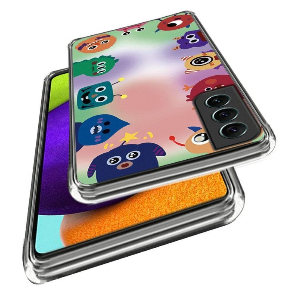 Hoesje voor Samsung Galaxy S23 5G Flexibele Kleine Monsters