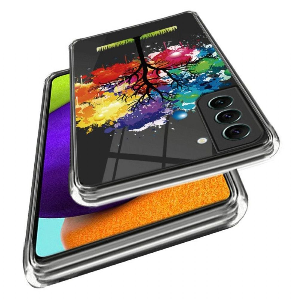 Hoesje voor Samsung Galaxy S23 5G Naadloze Aquarel Boom