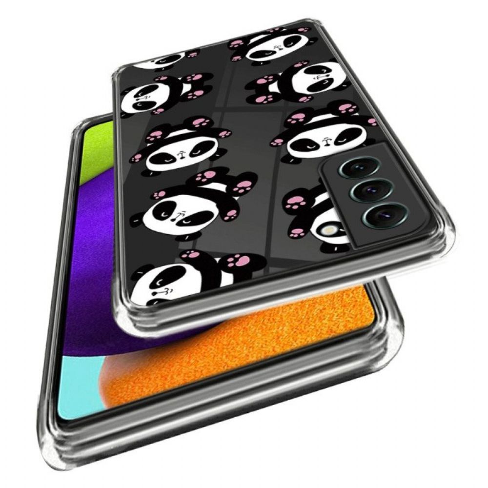 Hoesje voor Samsung Galaxy S23 Plus 5G Naadloze Panda's