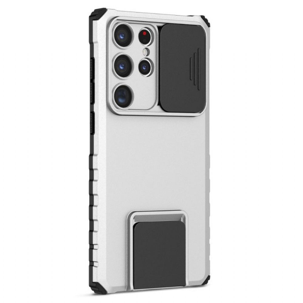 Hoesje voor Samsung Galaxy S23 Ultra 5G Camerahoes Met Standaard