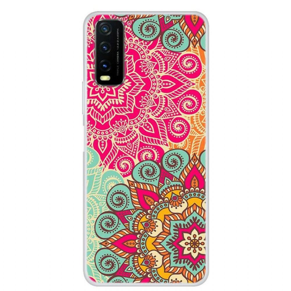 Hoesje voor Vivo Y20s Mandala-trend