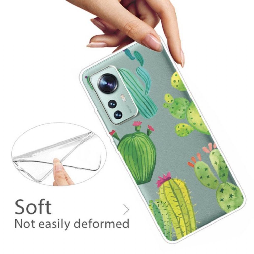 Hoesje voor Xiaomi 12 / 12X Aquarel Cactussen