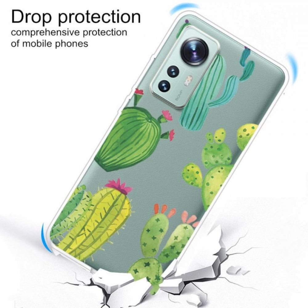 Hoesje voor Xiaomi 12 / 12X Aquarel Cactussen