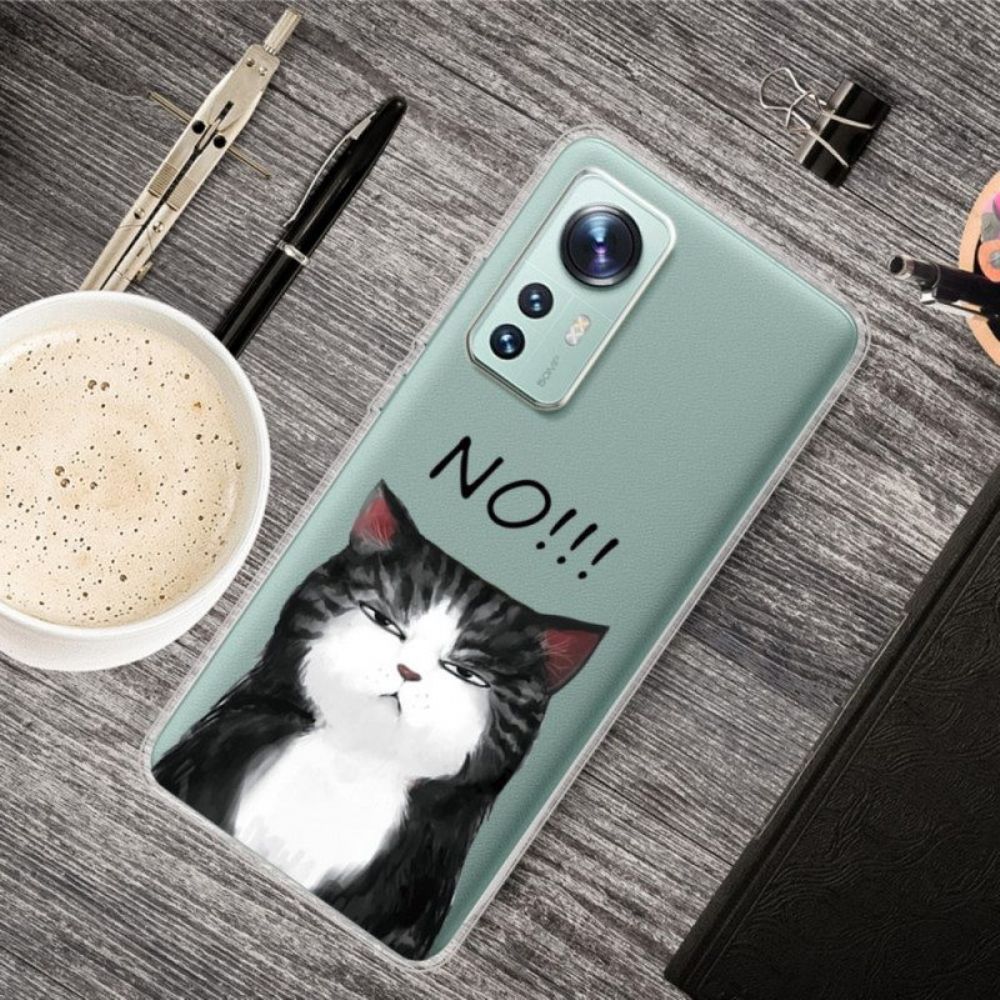 Hoesje voor Xiaomi 12 / 12X De Kat Die Nee Zegt