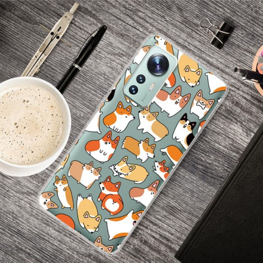 Hoesje voor Xiaomi 12 / 12X Meerdere Honden