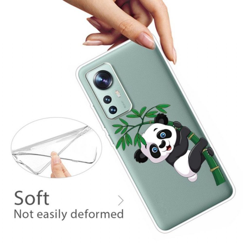 Hoesje voor Xiaomi 12 / 12X Panda Op Bamboe