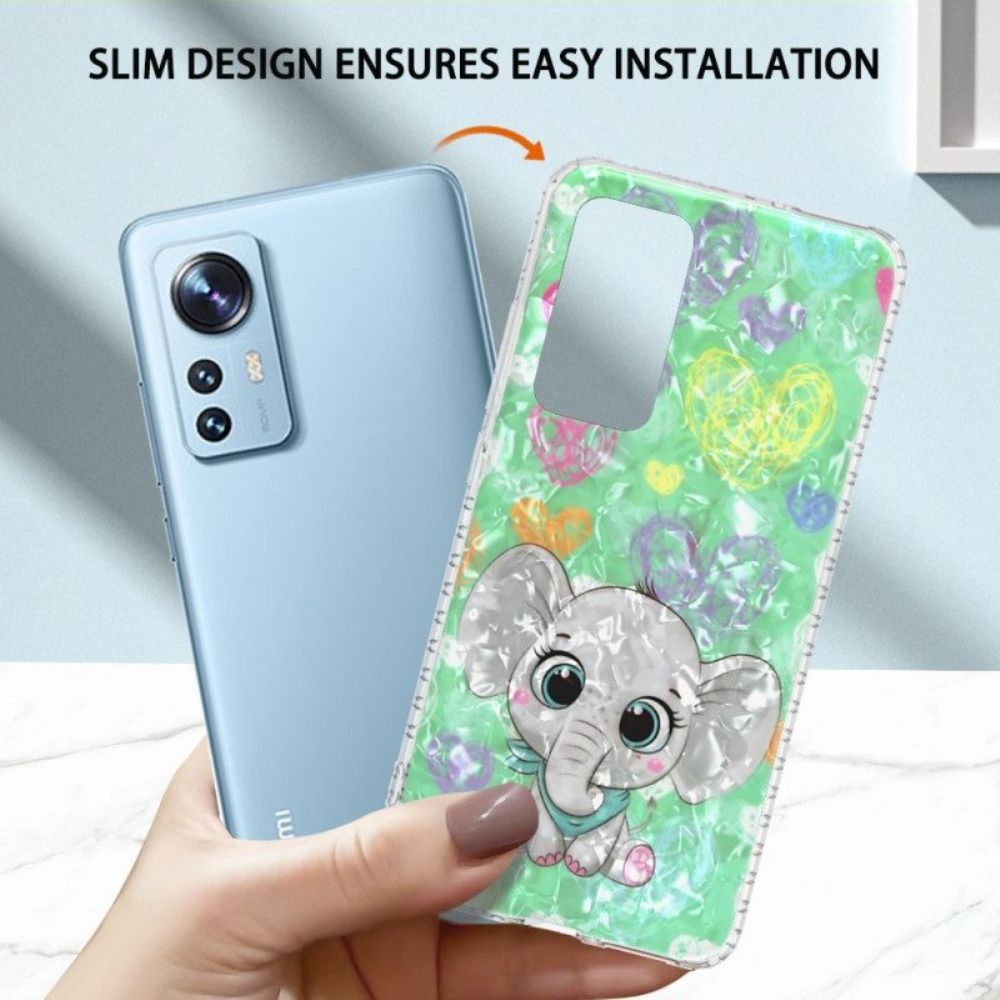 Hoesje voor Xiaomi 12 / 12X Stijlvolle Olifant