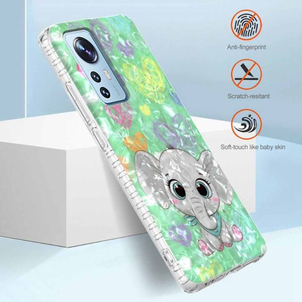 Hoesje voor Xiaomi 12 / 12X Stijlvolle Olifant