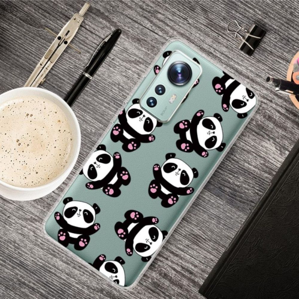 Hoesje voor Xiaomi 12 / 12X Top Panda's Plezier