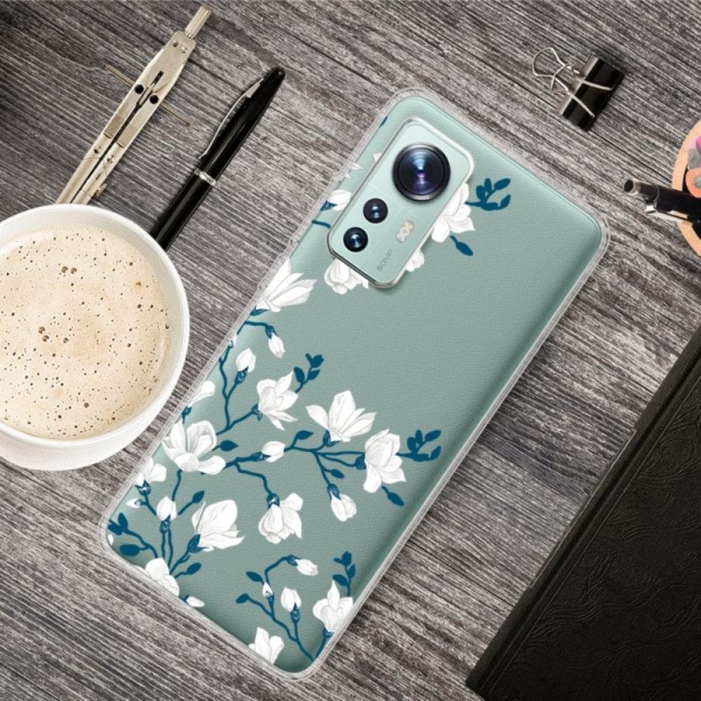 Hoesje voor Xiaomi 12 / 12X Witte Bloemen