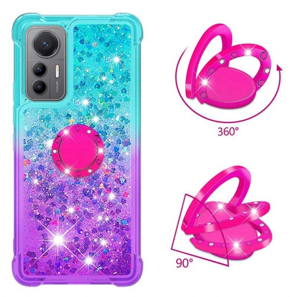 Hoesje voor Xiaomi 12 Lite Glitter Ringbeugel