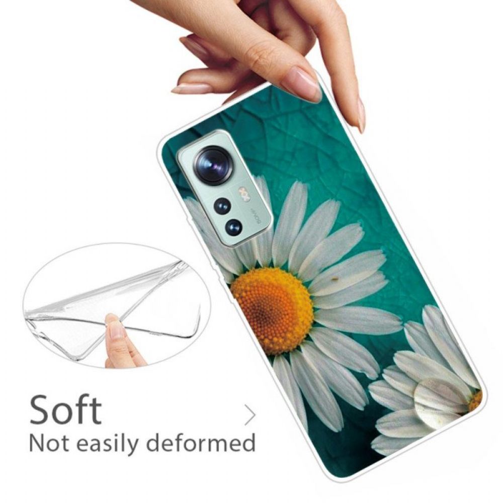 Hoesje voor Xiaomi 12 Pro Bloemen Siliconen