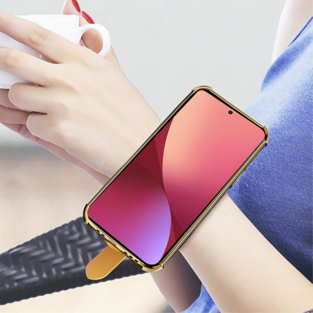 Hoesje voor Xiaomi 12 Pro Croco Band