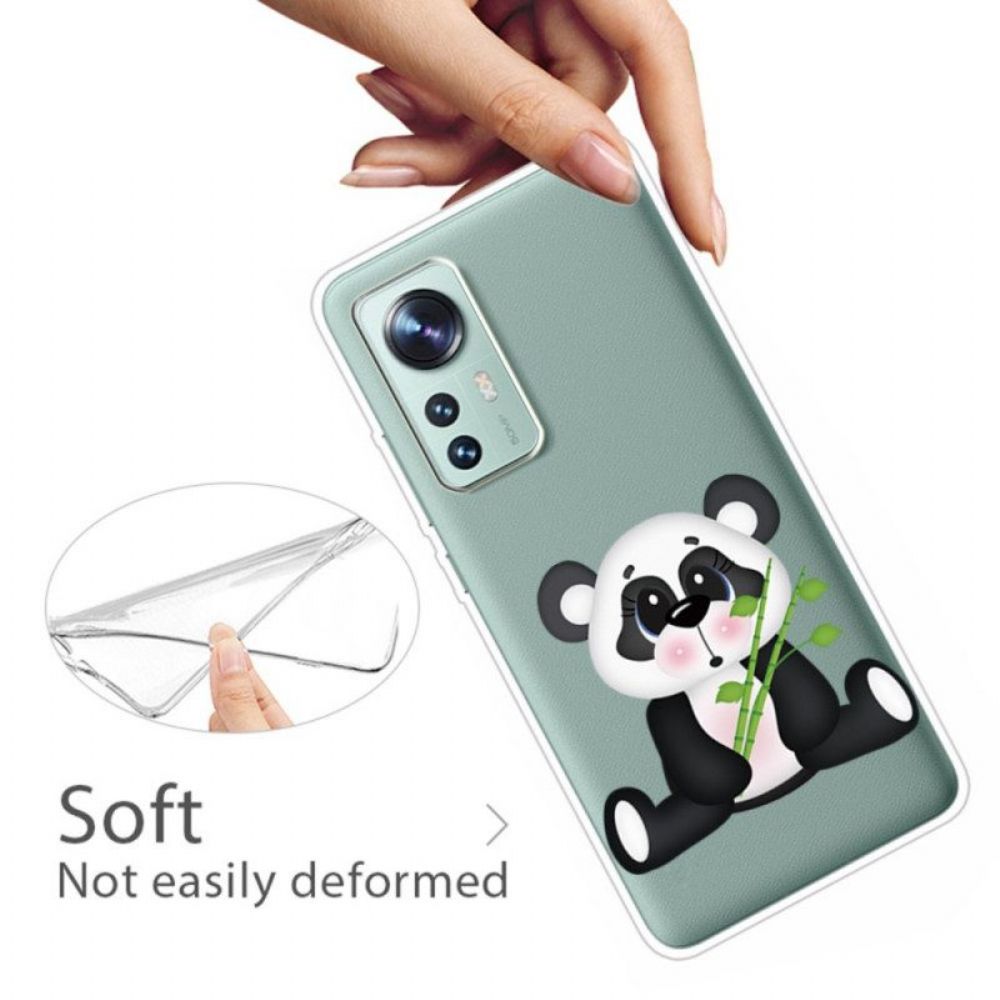 Hoesje voor Xiaomi 12 Pro Leuke Panda Siliconen