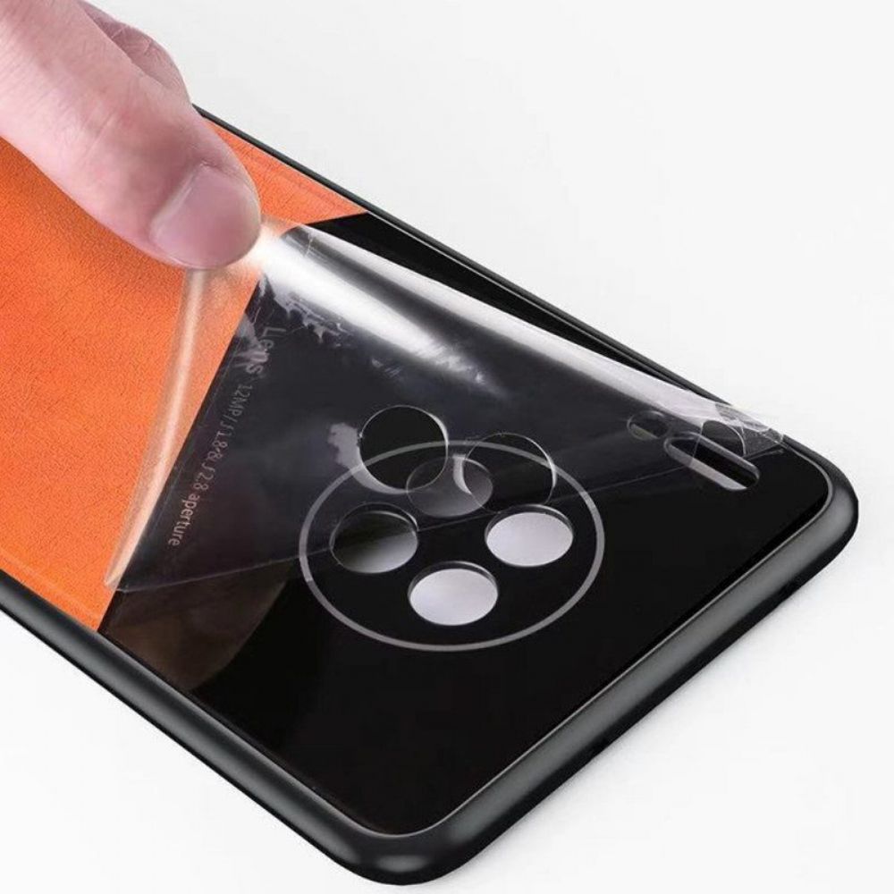 Hoesje voor Xiaomi 12 Pro Magnetisch Leereffect