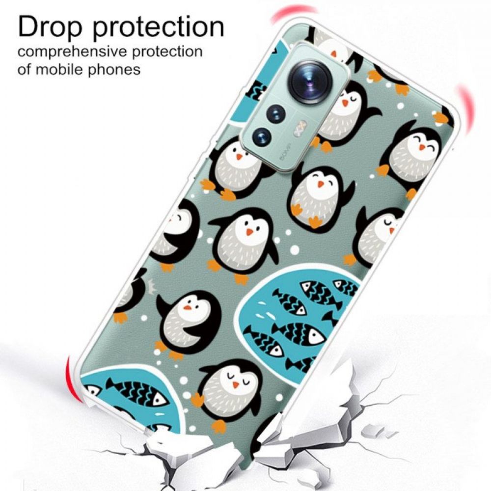 Hoesje voor Xiaomi 12 Pro Pinguïns