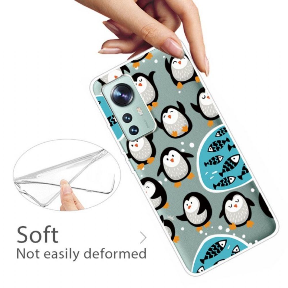 Hoesje voor Xiaomi 12 Pro Pinguïns