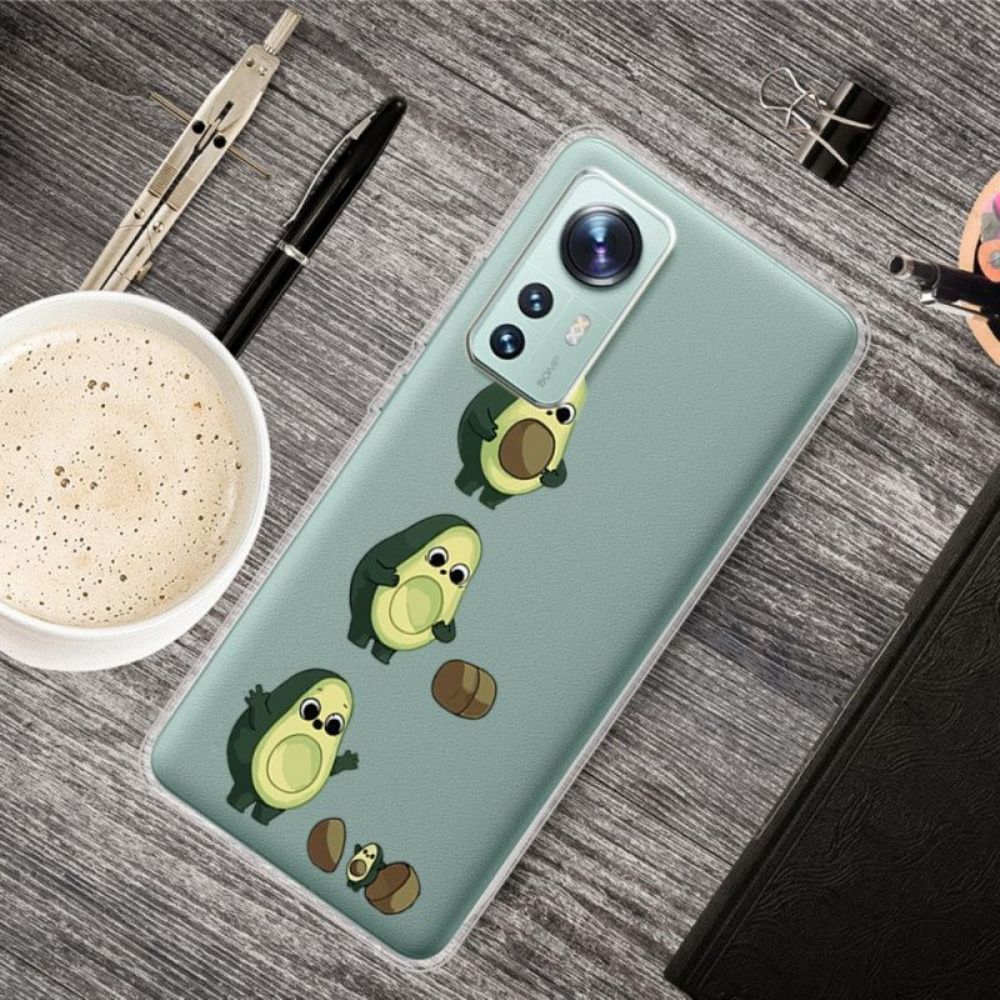 Hoesje voor Xiaomi 12 Pro Siliconen Avocado Leven