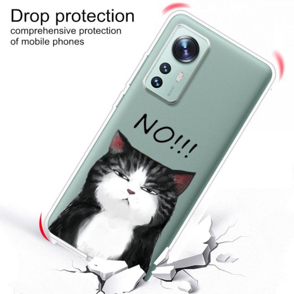 Hoesje voor Xiaomi 12 Pro Siliconen Kat Nr