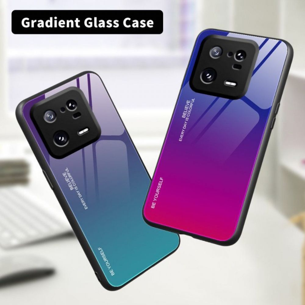 Hoesje voor Xiaomi 13 Gehard Glas Wees Jezelf