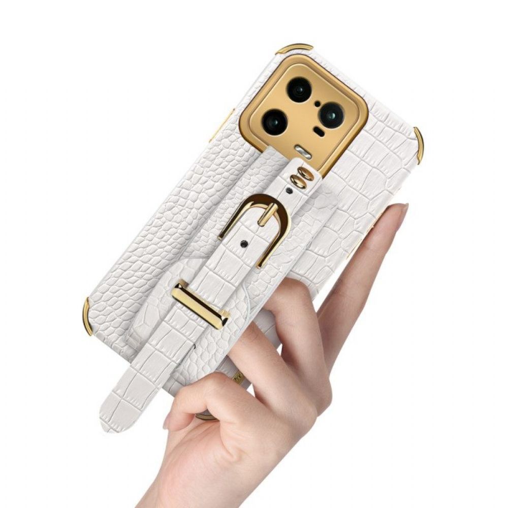 Hoesje voor Xiaomi 13 Pro Croco Band