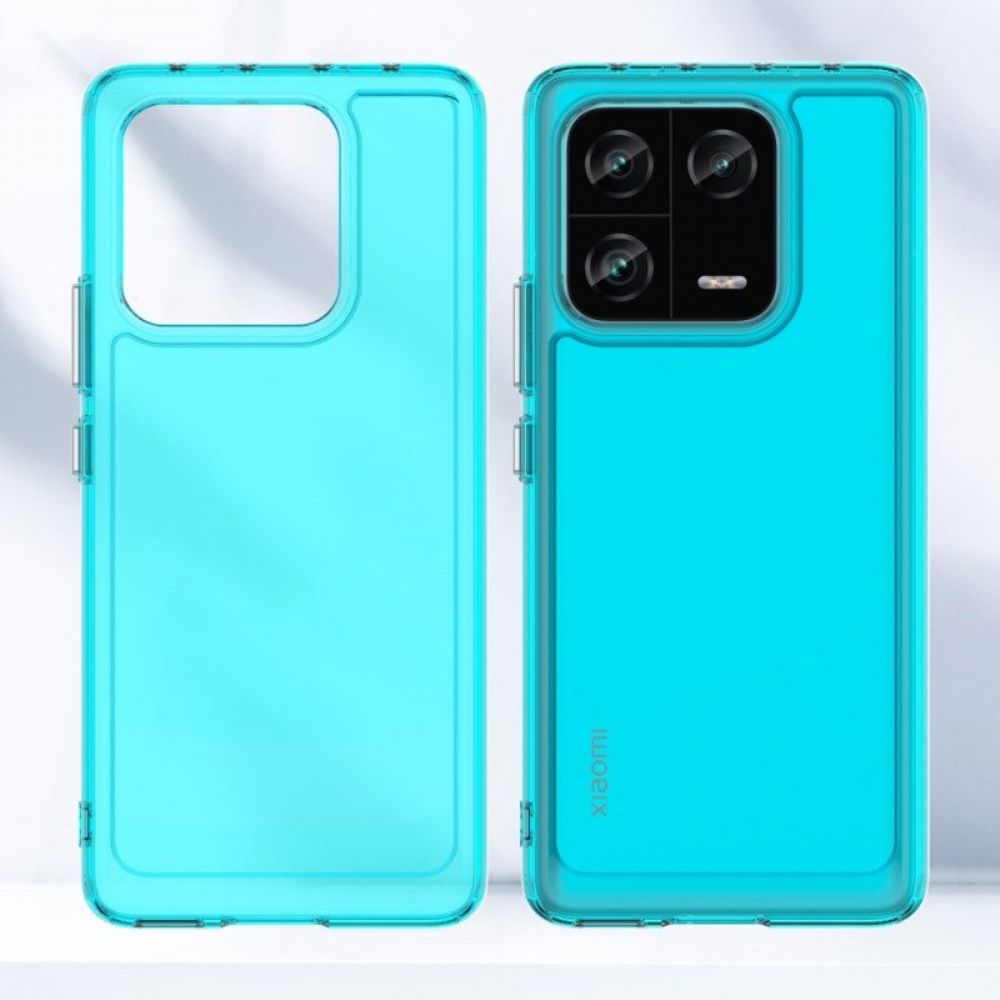 Hoesje voor Xiaomi 13 Pro Transparante Candy-serie