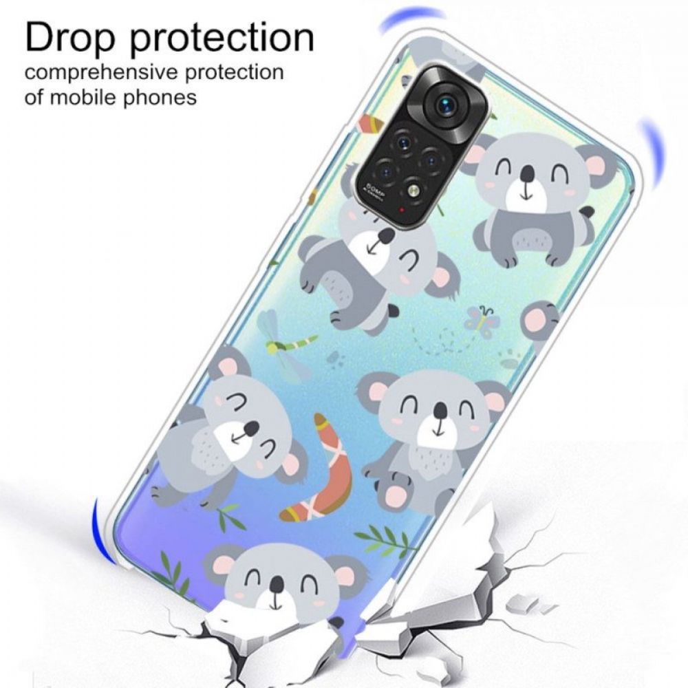 Hoesje voor Xiaomi Redmi Note 11 Pro / 11 Pro 5G Kleine Grijze Koala's