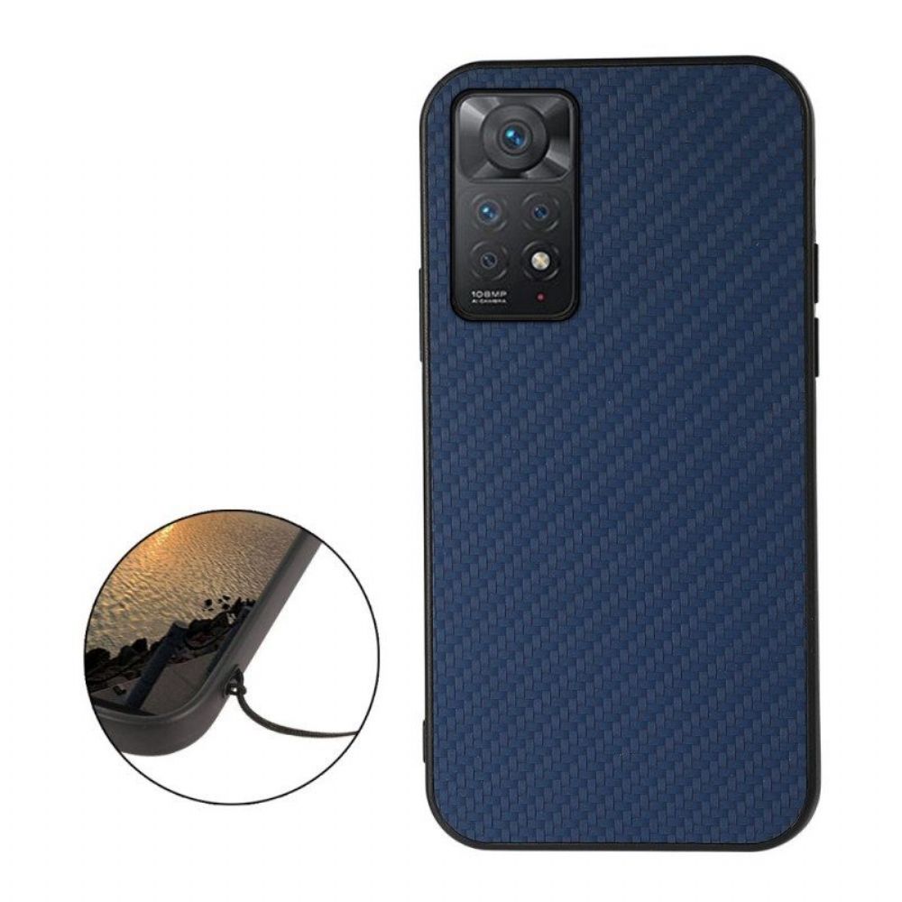 Hoesje voor Xiaomi Redmi Note 11 Pro / 11 Pro 5G Koolstofvezel