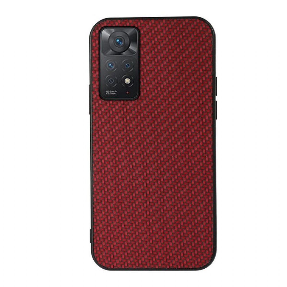 Hoesje voor Xiaomi Redmi Note 11 Pro / 11 Pro 5G Koolstofvezel