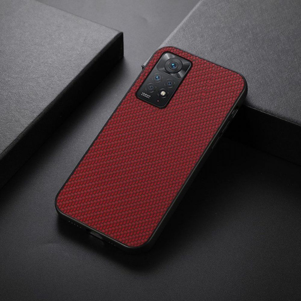 Hoesje voor Xiaomi Redmi Note 11 Pro / 11 Pro 5G Koolstofvezel