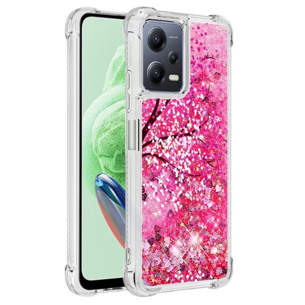 Hoesje voor Xiaomi Redmi Note 12 5G Glitter Boom