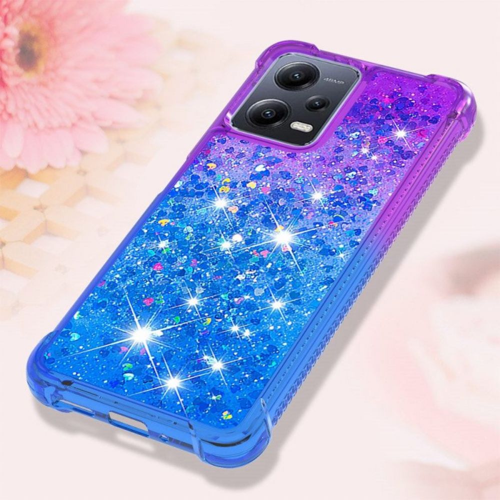 Hoesje voor Xiaomi Redmi Note 12 5G Kleur Pailletten