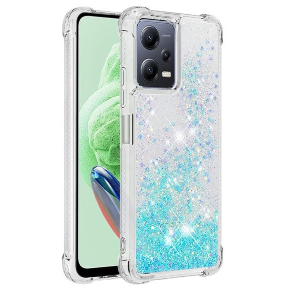 Hoesje voor Xiaomi Redmi Note 12 5G Kleurrijke Pailletten