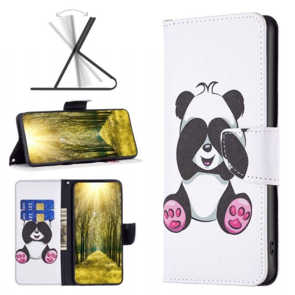 Leren Hoesje voor Poco X5 5G Mijn Panda