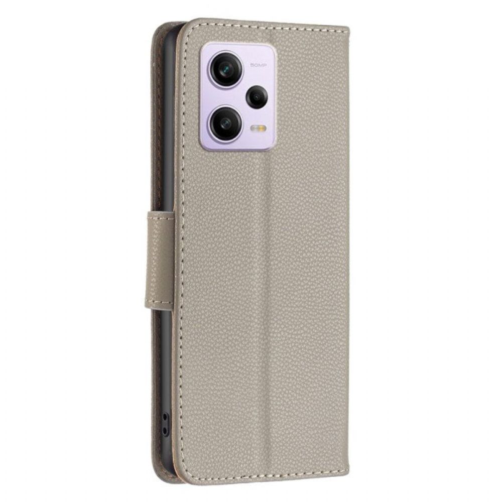 Leren Hoesje voor Poco X5 Pro 5G Met Ketting Schuine Riemsluiting