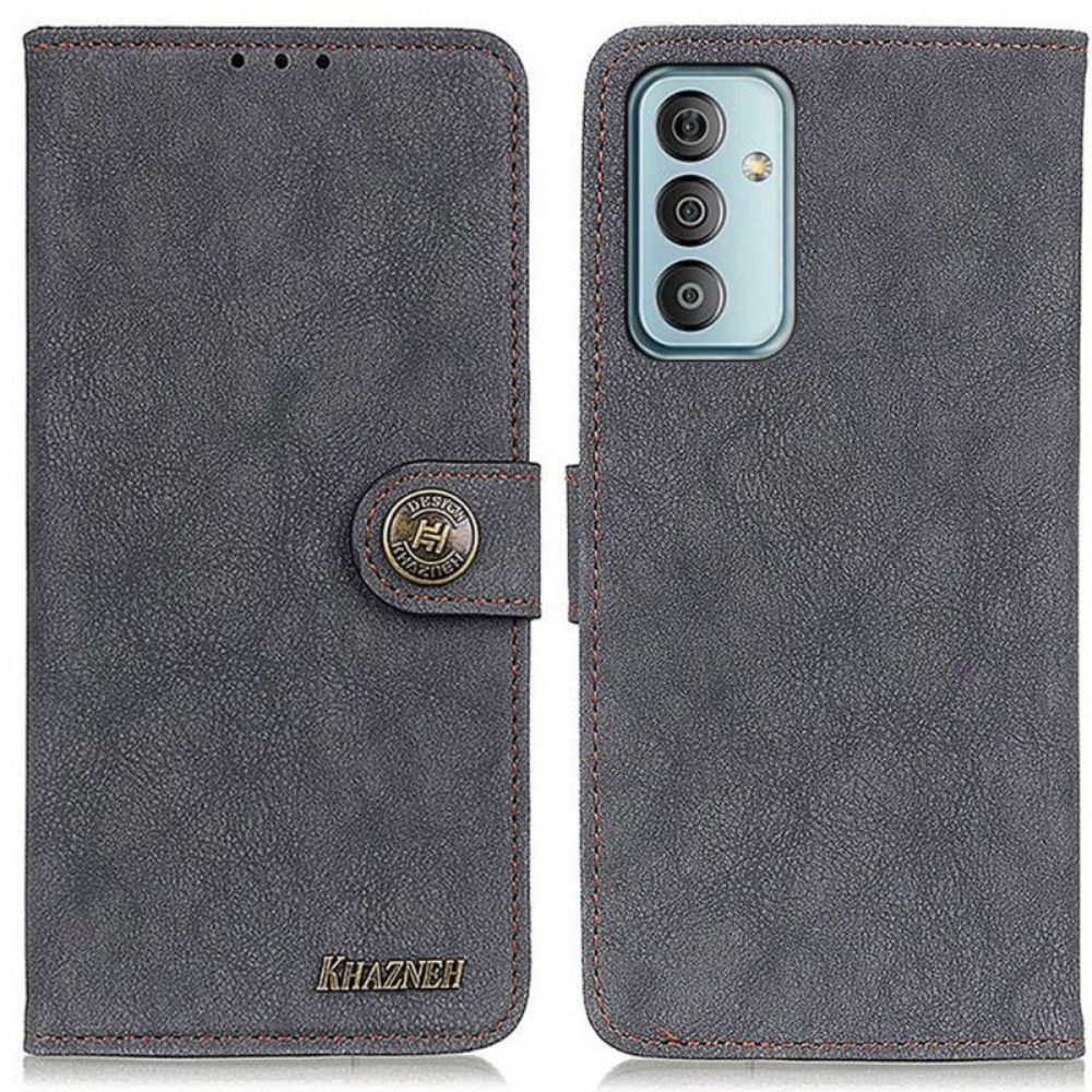 Leren Hoesje voor Samsung Galaxy M13 Khazneh Splitleer