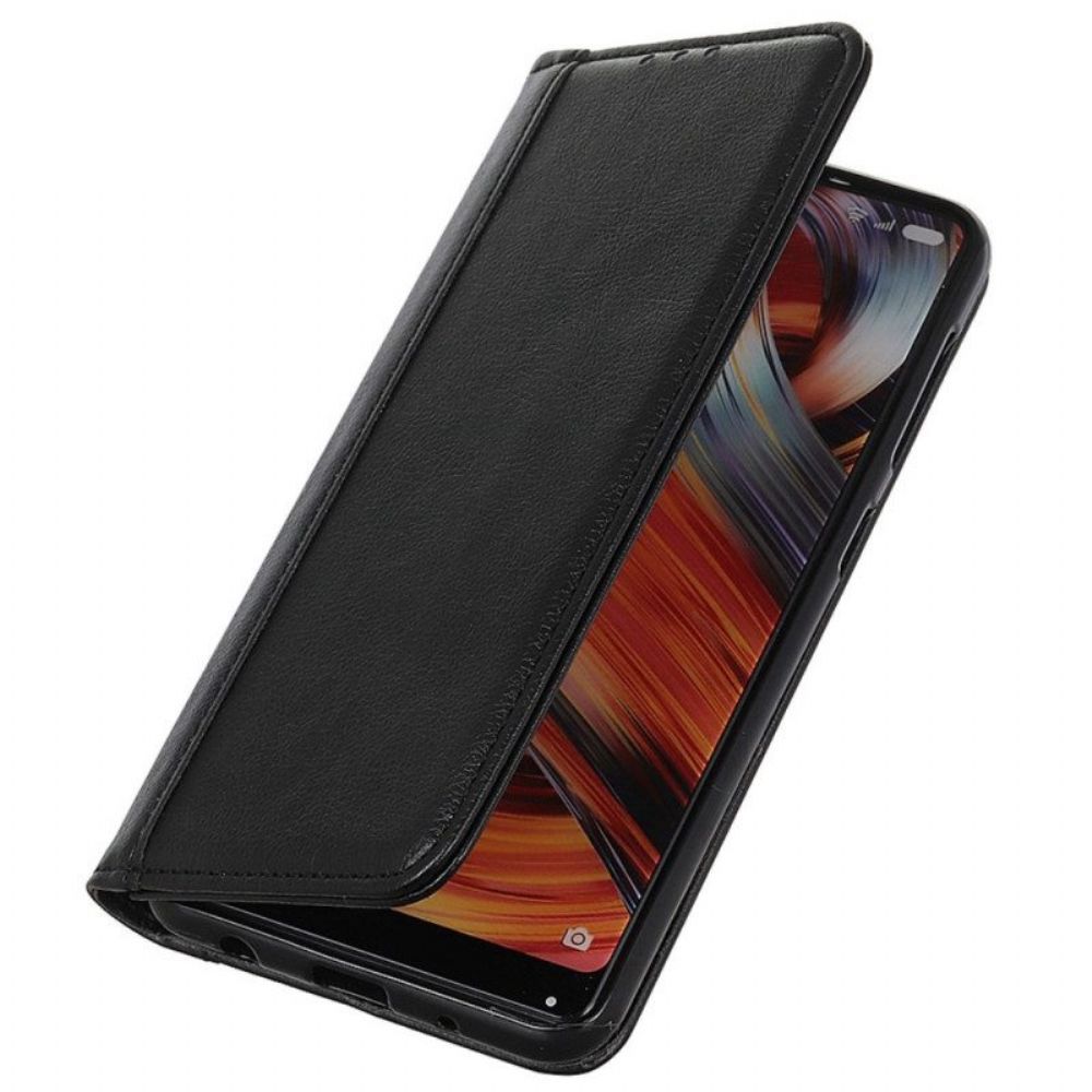 Leren Hoesje voor Samsung Galaxy M13 Litchi Splitleer