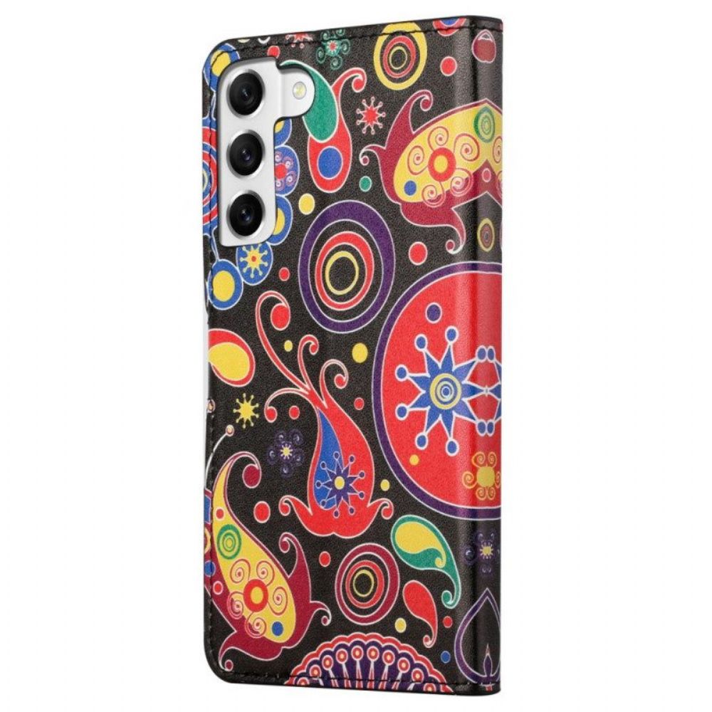 Leren Hoesje voor Samsung Galaxy S23 5G Paisley