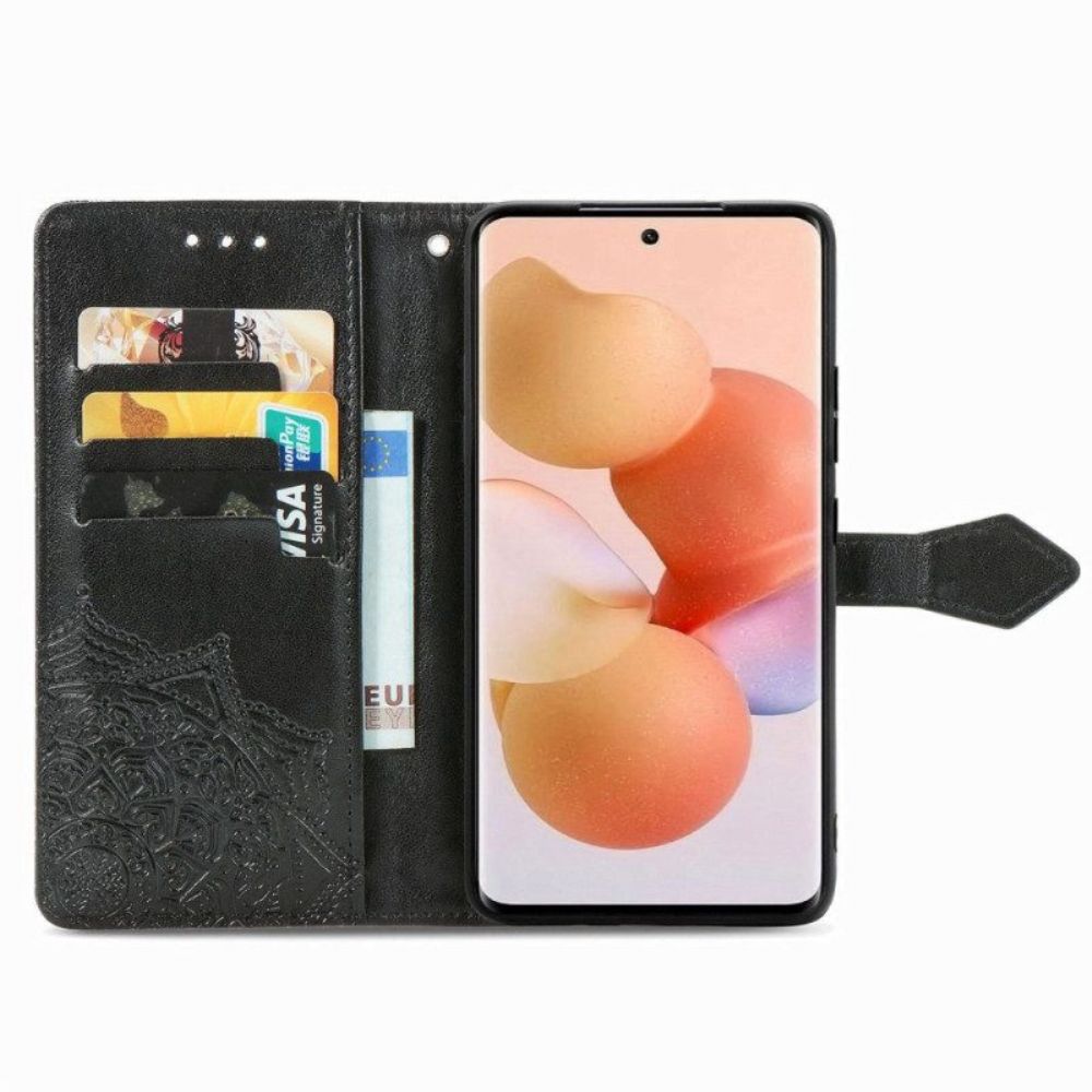 Leren Hoesje voor Xiaomi 12 Lite Mandala Middeleeuwen