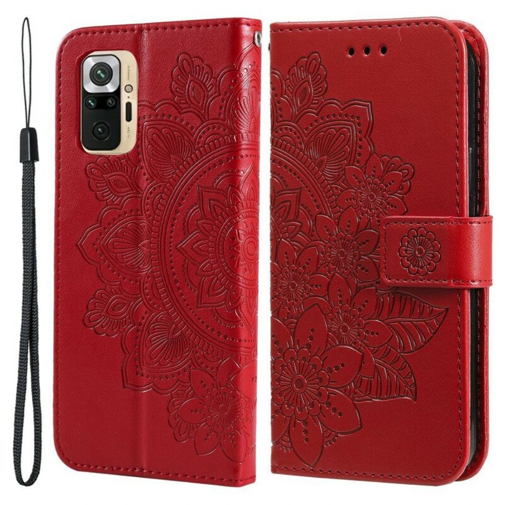 Leren Hoesje voor Xiaomi Redmi Note 10 5G Mandala