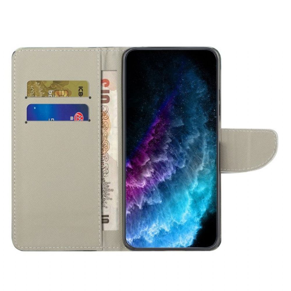 Leren Hoesje voor Xiaomi Redmi Note 12 5G Eiffeltoren